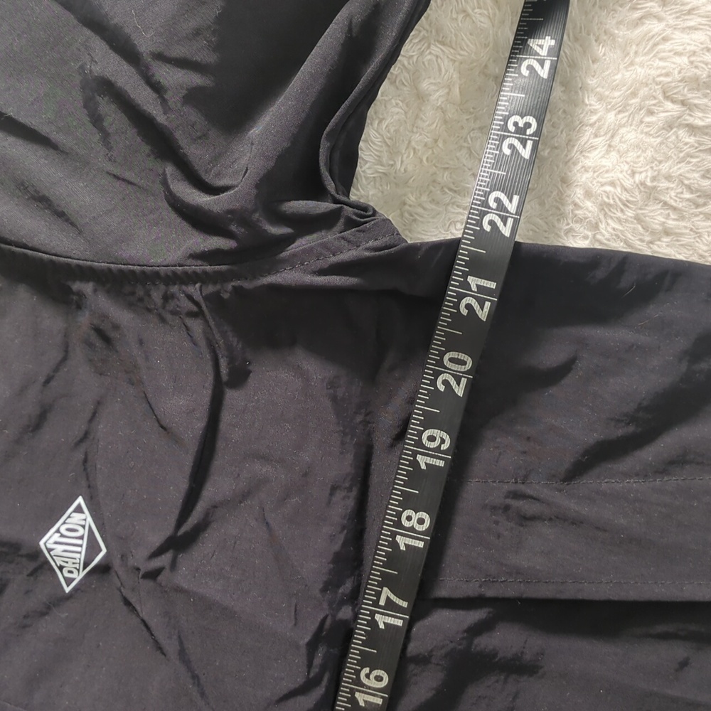Danton π―π΅ Japan Hooded Windbreaker/Showerproof Jacket Medium Black - Picture 8 of 12